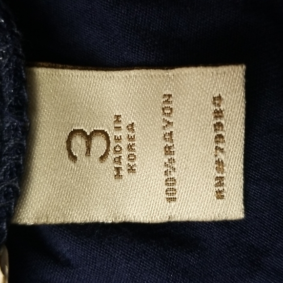 Women's Shirt Color Blue & Sliver - Picture 3 of 4